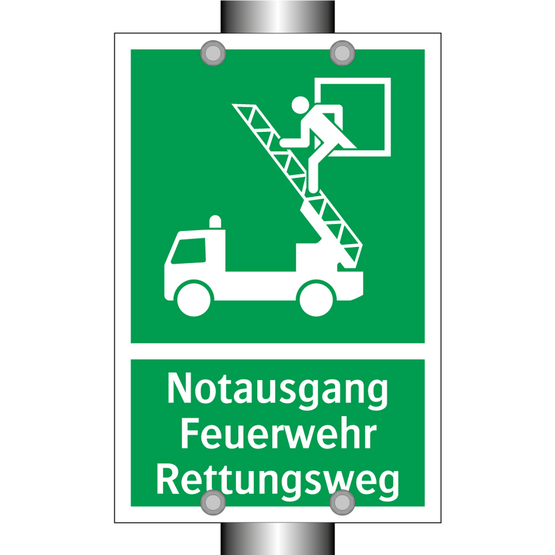 Notausgang Feuerwehr Rettungsweg