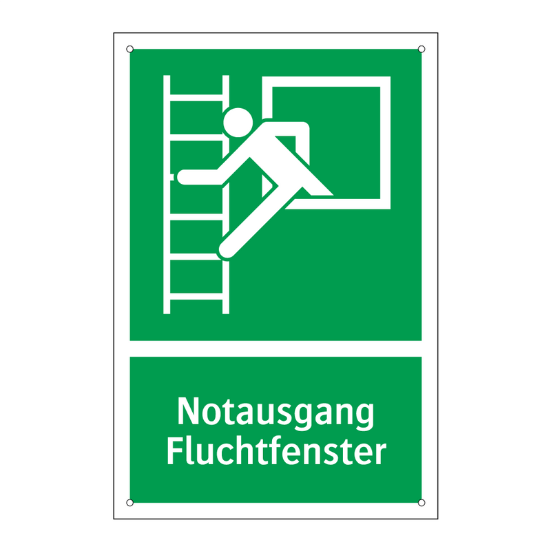 Notausgang Fluchtfenster