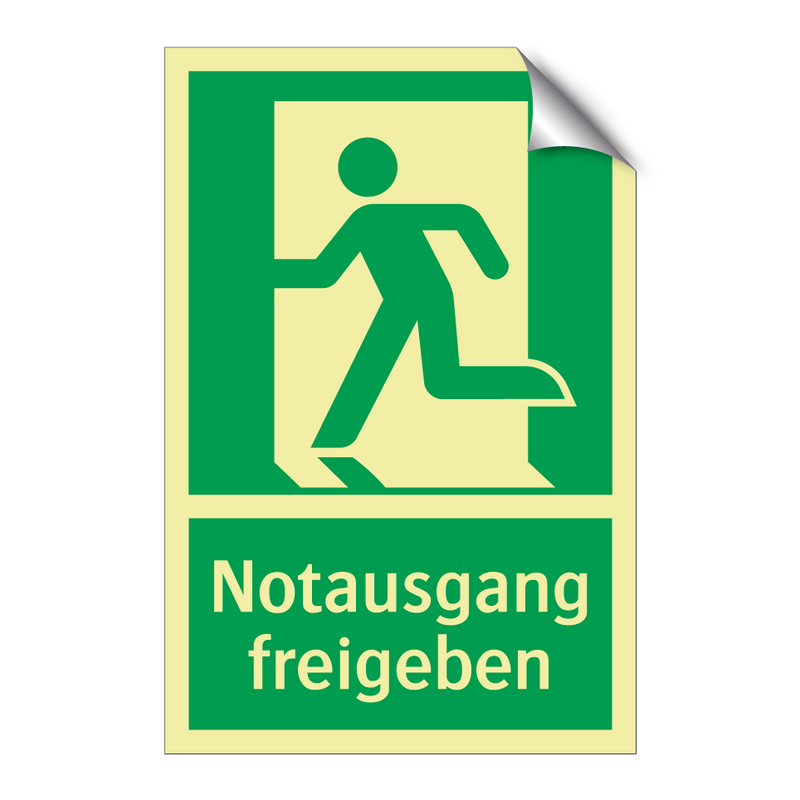 Notausgang freigeben