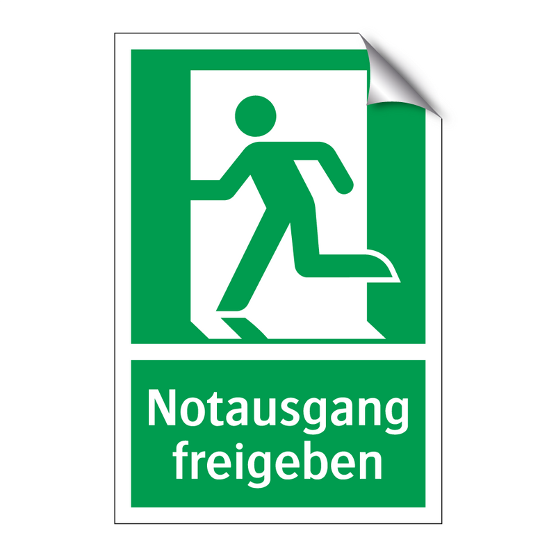 Notausgang freigeben