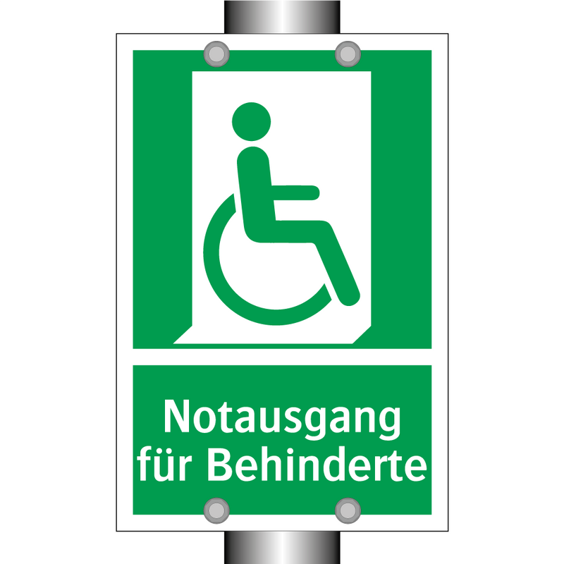 Notausgang für Behinderte