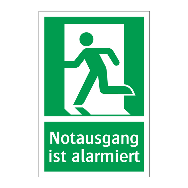 Notausgang ist alarmiert