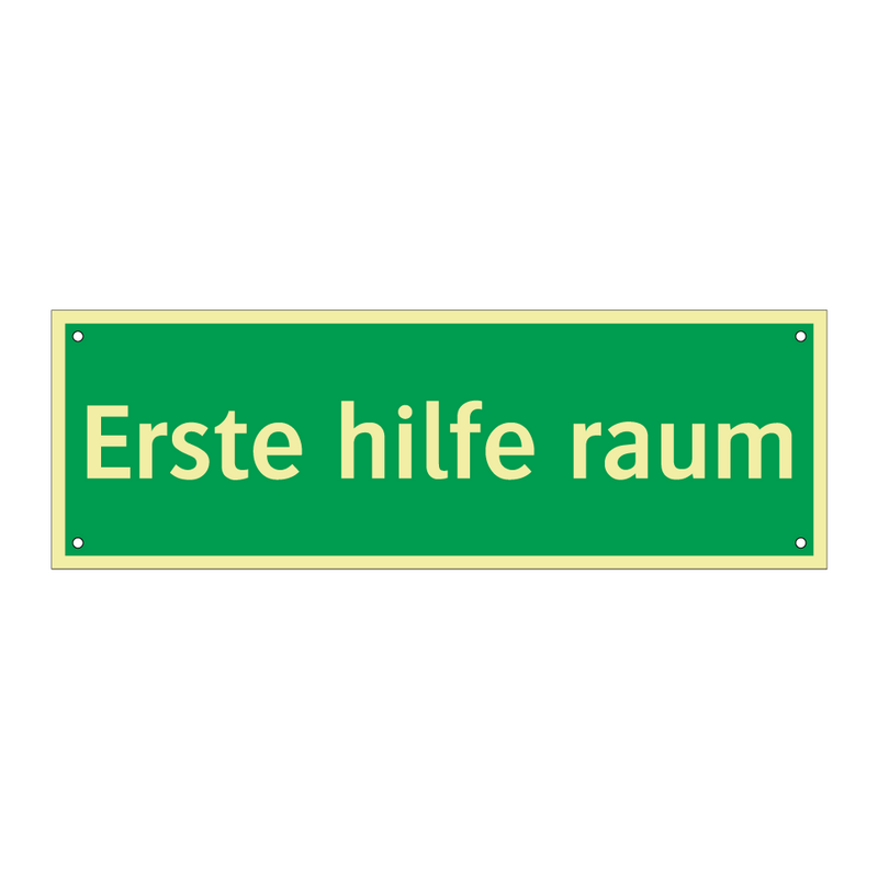 Erste hilfe raum