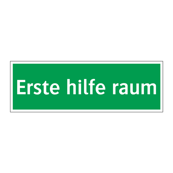 Erste hilfe raum