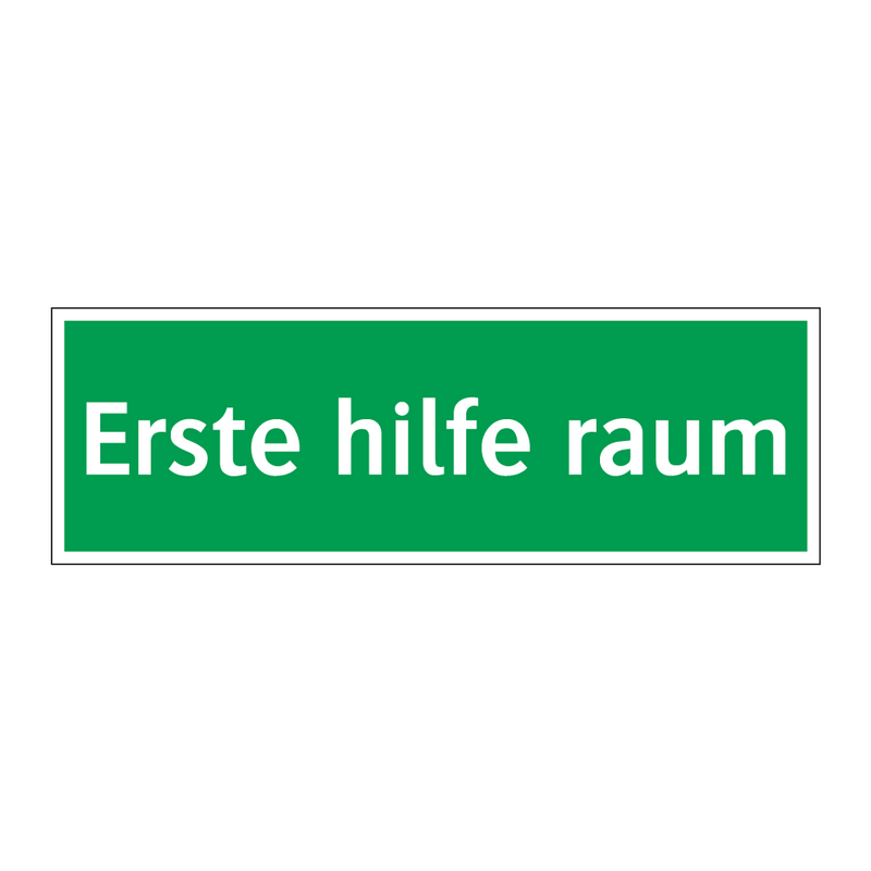 Erste hilfe raum