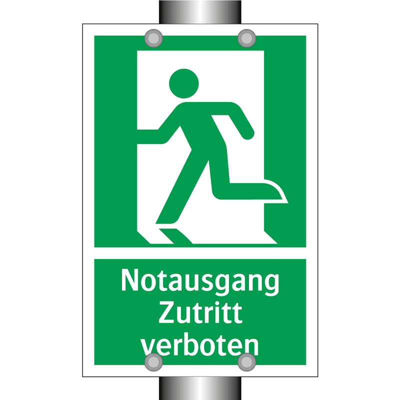 Notausgang Zutritt verboten