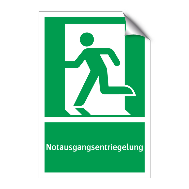 Notausgangsentriegelung