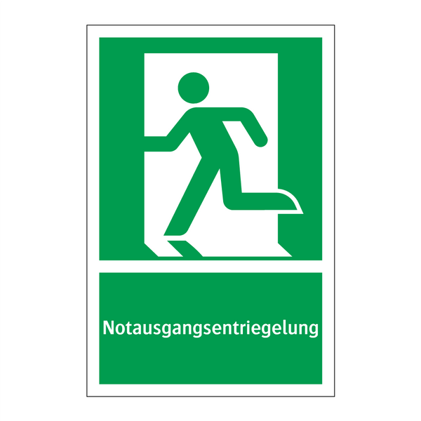 Notausgangsentriegelung