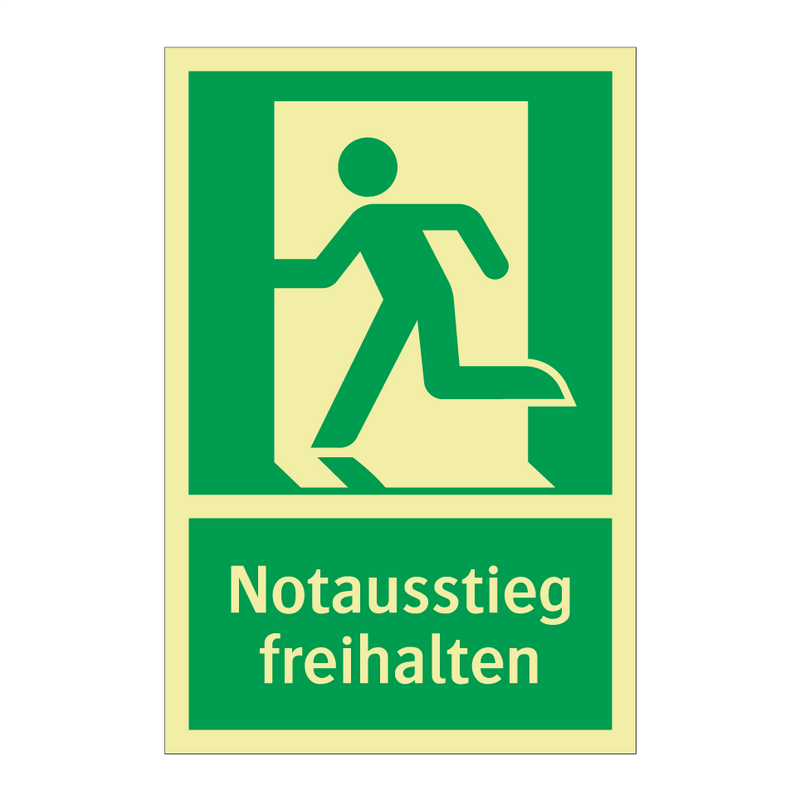 Notausstieg freihalten