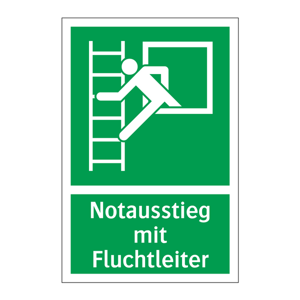 Notausstieg mit Fluchtleiter