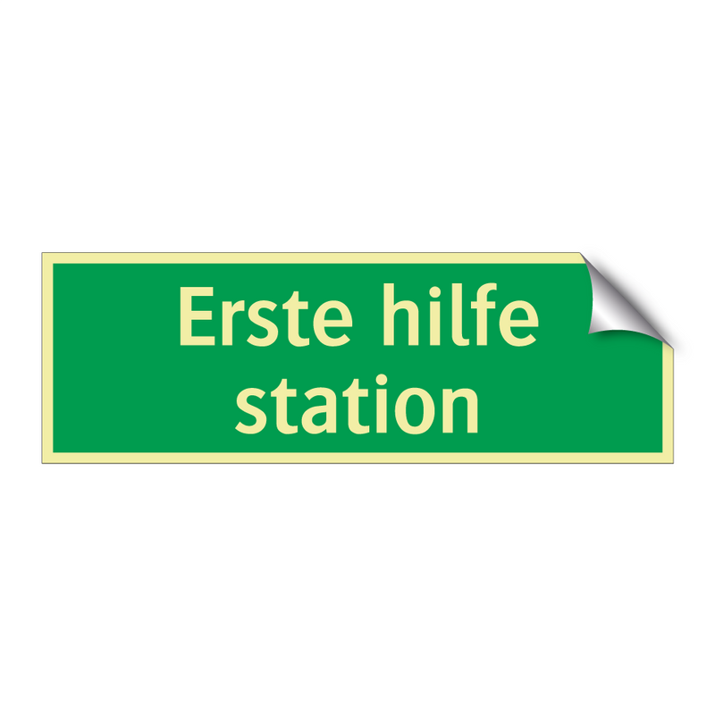 Erste hilfe station