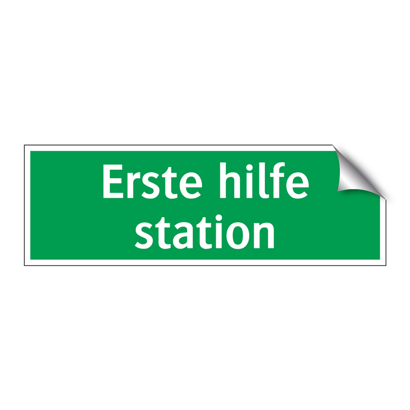 Erste hilfe station