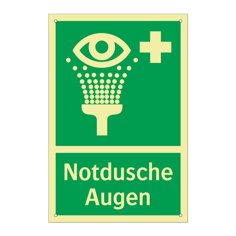 Notdusche Augen