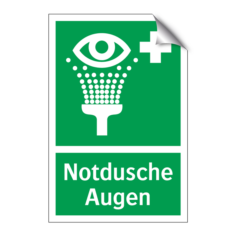 Notdusche Augen