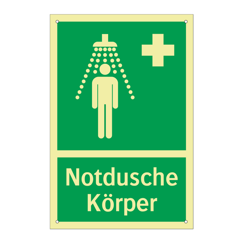 Notdusche Körper