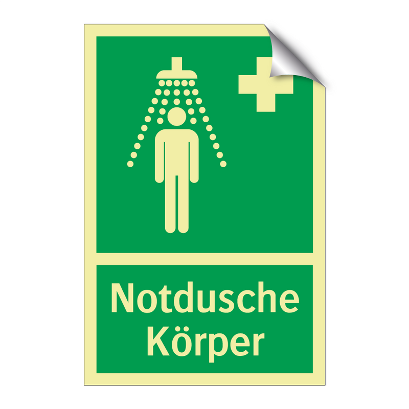 Notdusche Körper