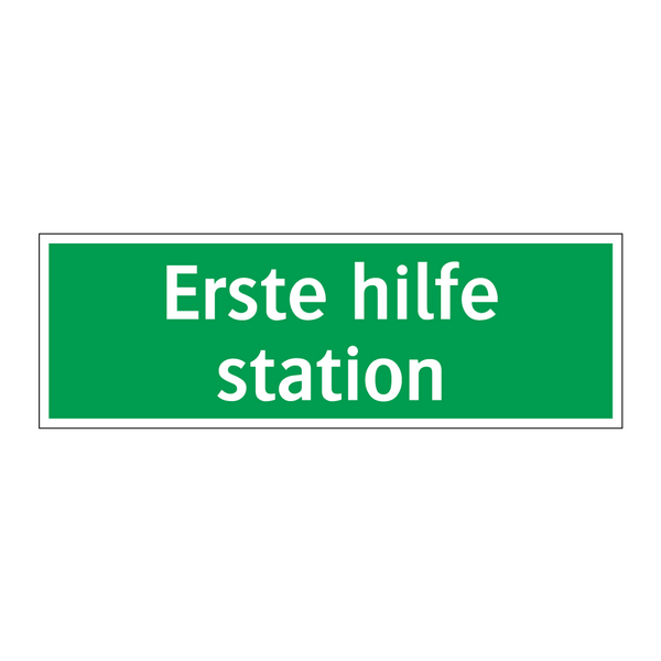 Erste hilfe station