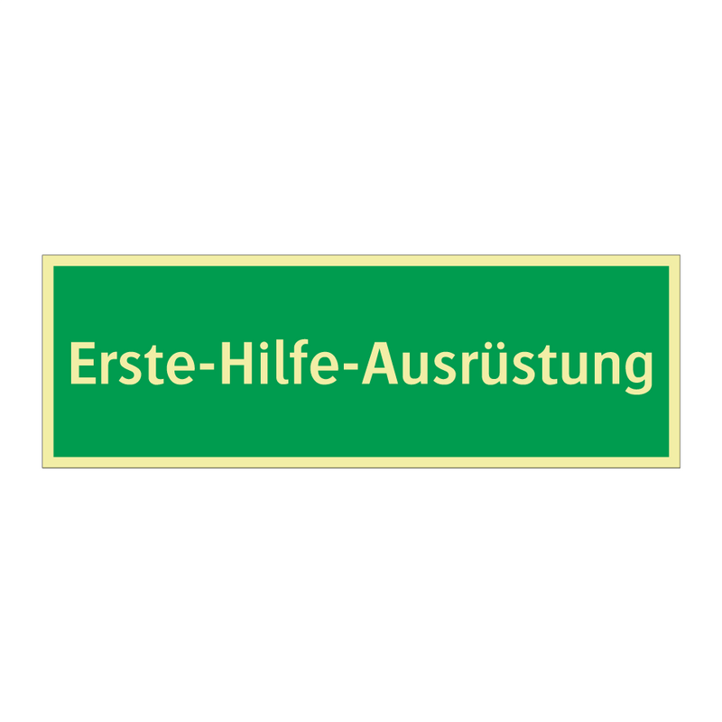 Erste-Hilfe-Ausrüstung