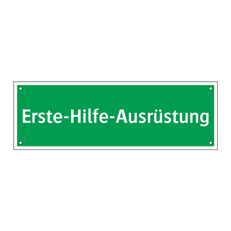 Erste-Hilfe-Ausrüstung