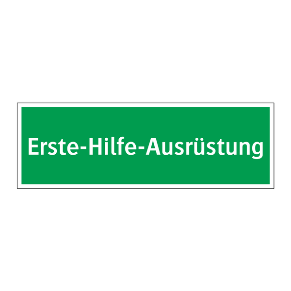 Erste-Hilfe-Ausrüstung