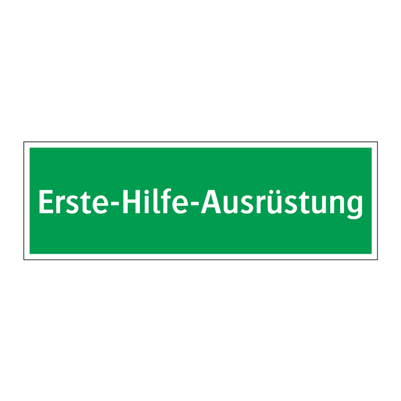 Erste-Hilfe-Ausrüstung