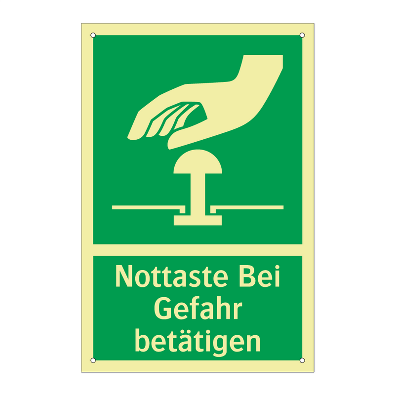 Nottaste Bei Gefahr betätigen