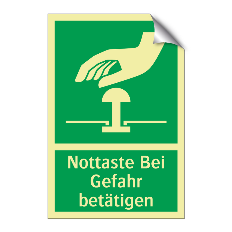 Nottaste Bei Gefahr betätigen