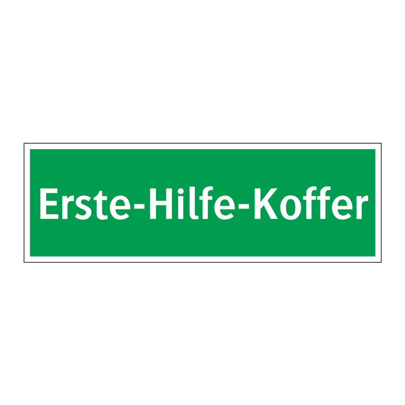 Erste-Hilfe-Koffer