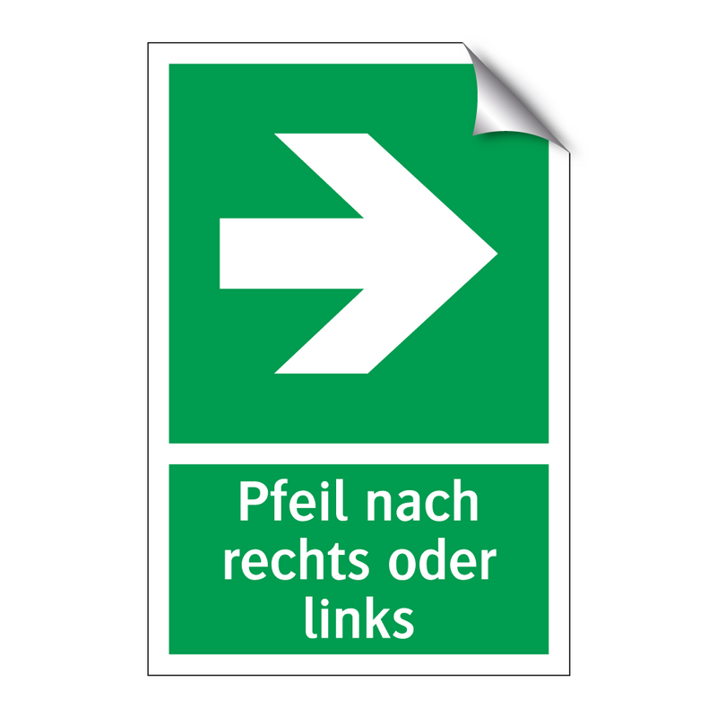 Pfeil nach rechts oder links