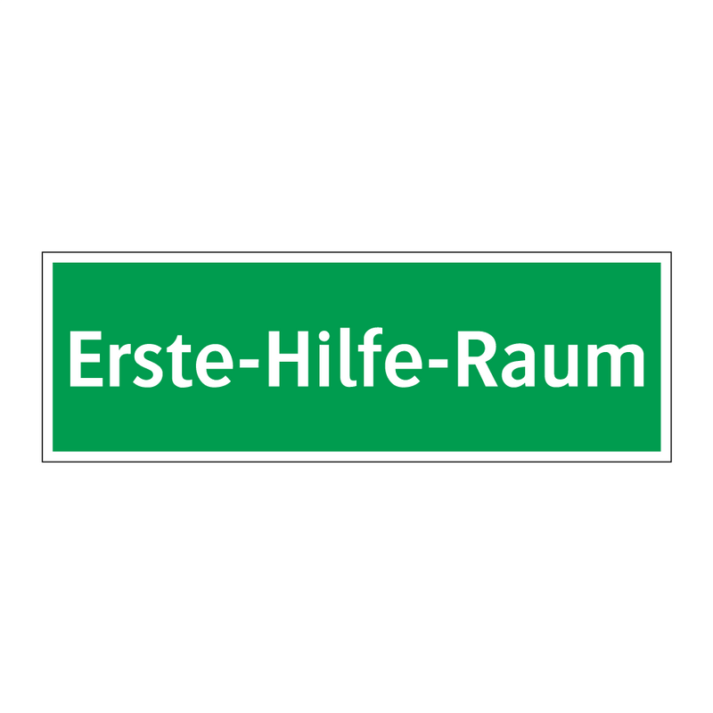 Erste-Hilfe-Raum