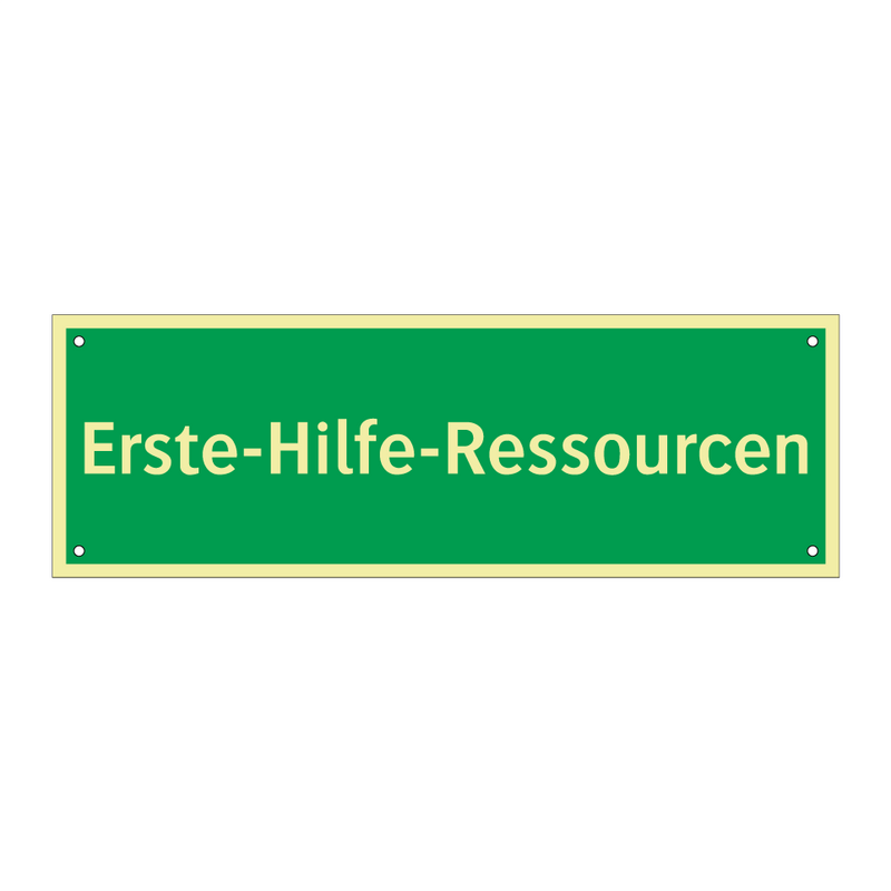 Erste-Hilfe-Ressourcen