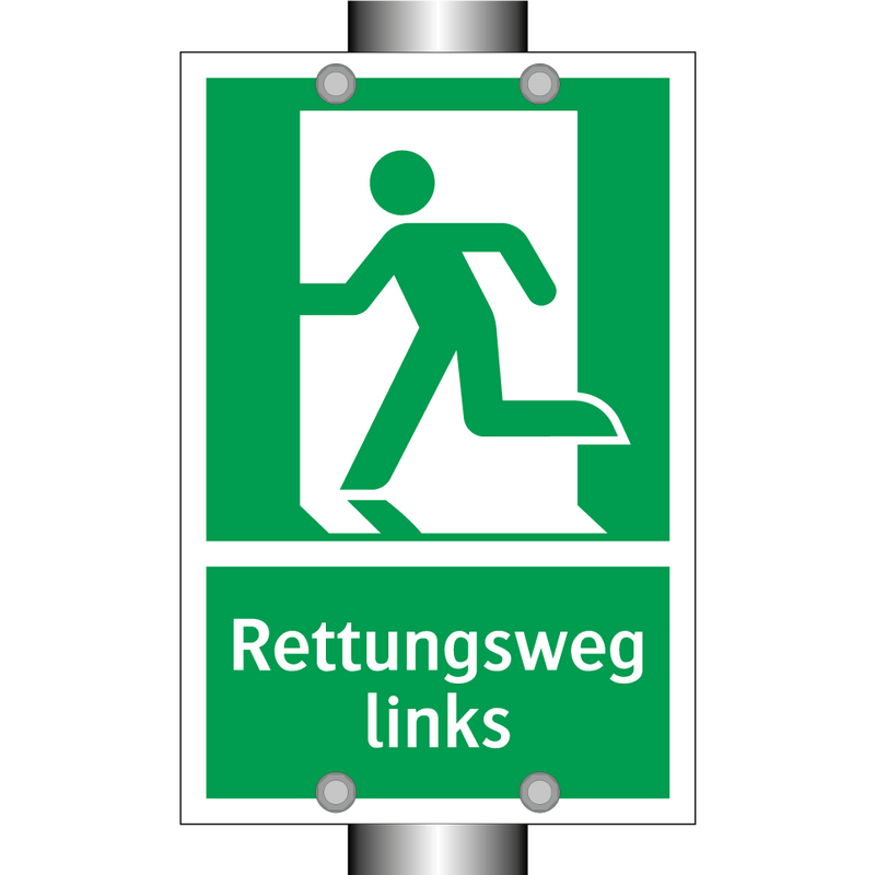 Rettungsweg links