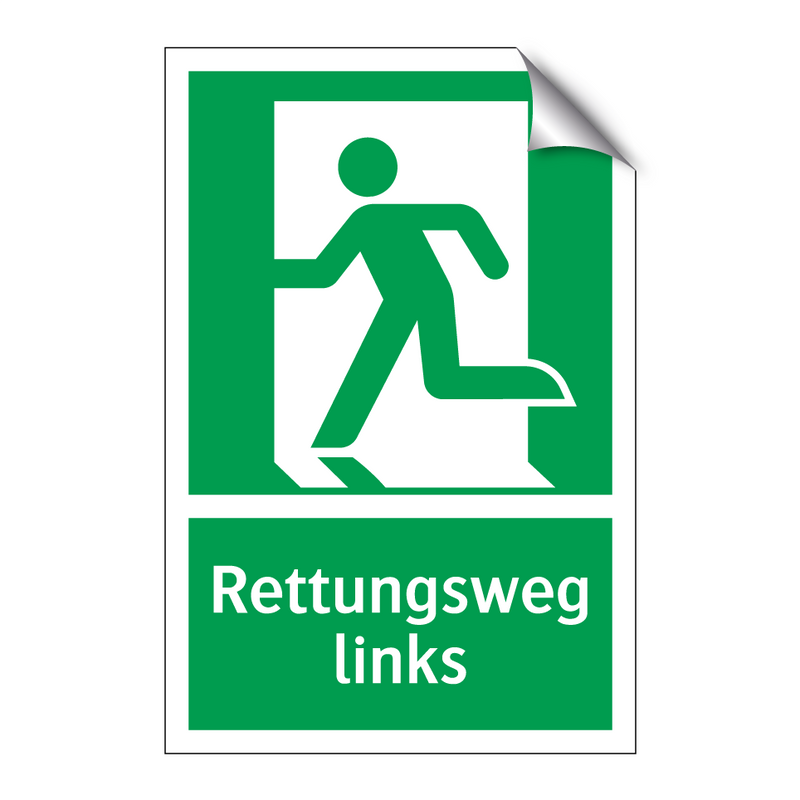 Rettungsweg links