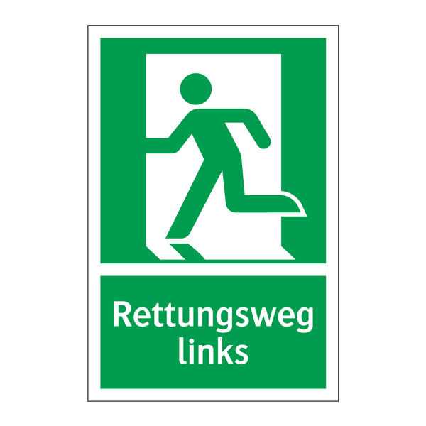 Rettungsweg links