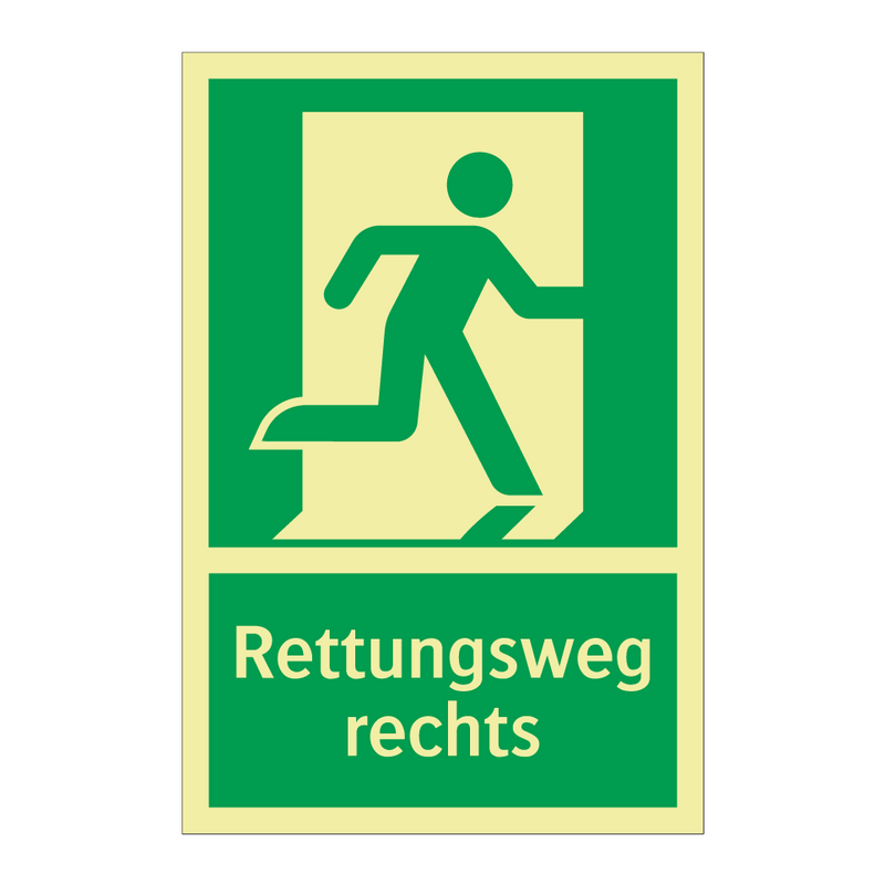 Rettungsweg rechts