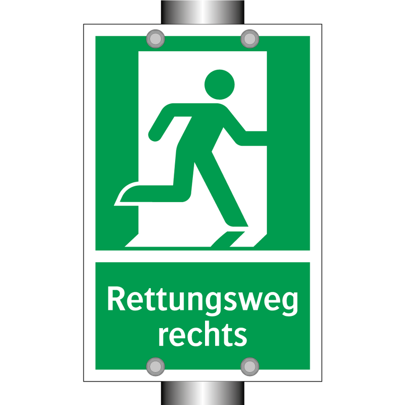 Rettungsweg rechts