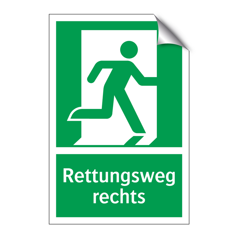 Rettungsweg rechts