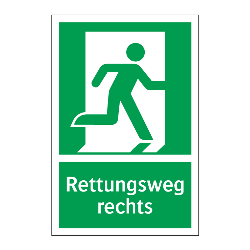 Rettungsweg rechts