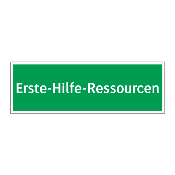 Erste-Hilfe-Ressourcen