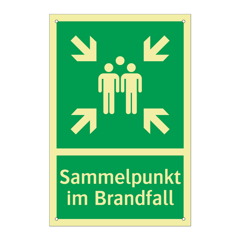 Sammelpunkt im Brandfall