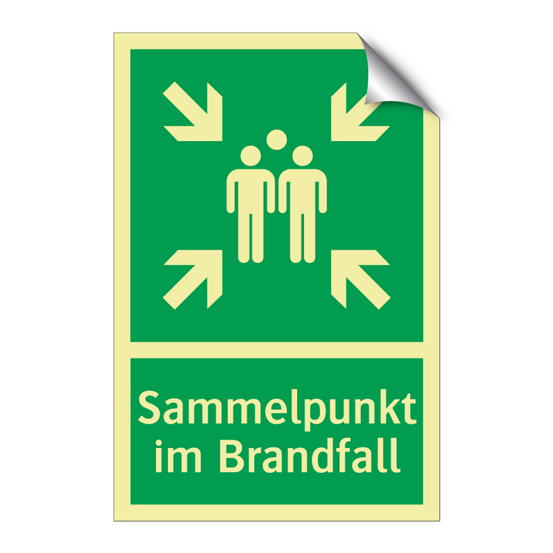 Sammelpunkt im Brandfall