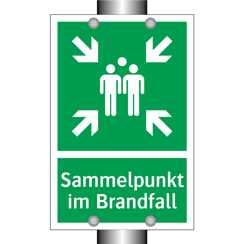 Sammelpunkt im Brandfall