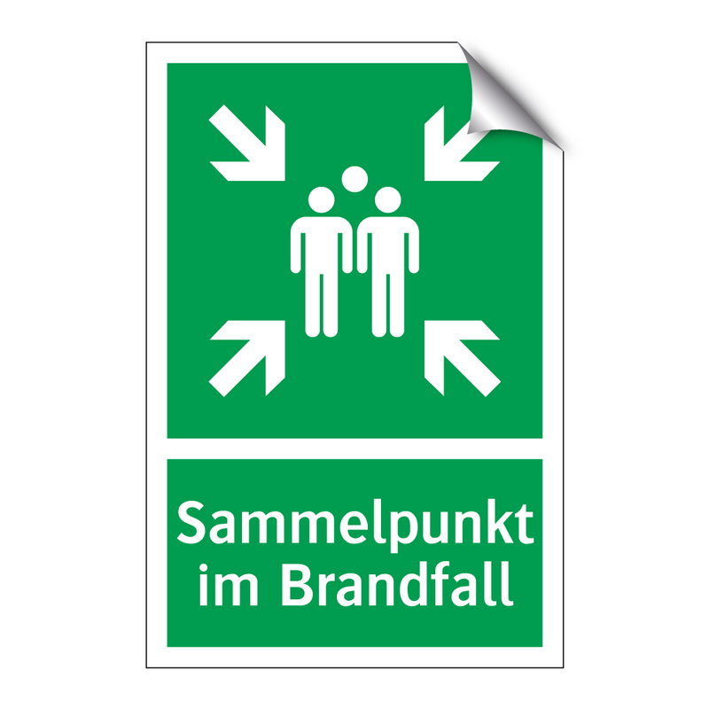 Sammelpunkt im Brandfall