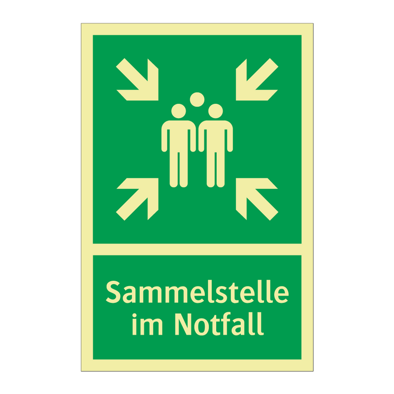 Sammelstelle im Notfall