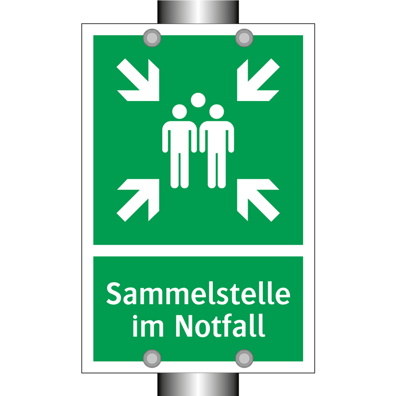 Sammelstelle im Notfall