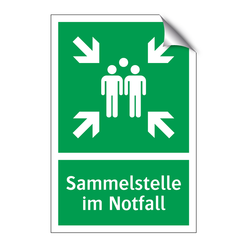 Sammelstelle im Notfall