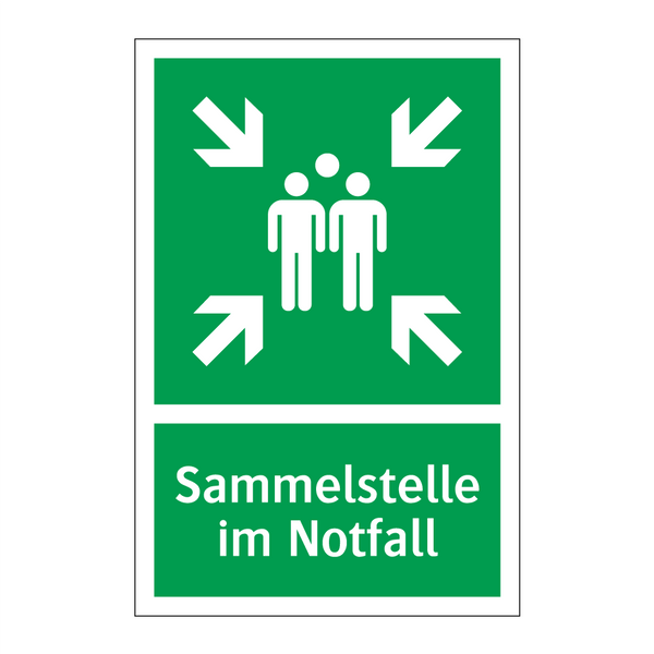 Sammelstelle im Notfall