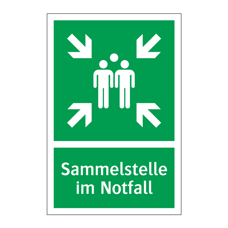 Sammelstelle im Notfall