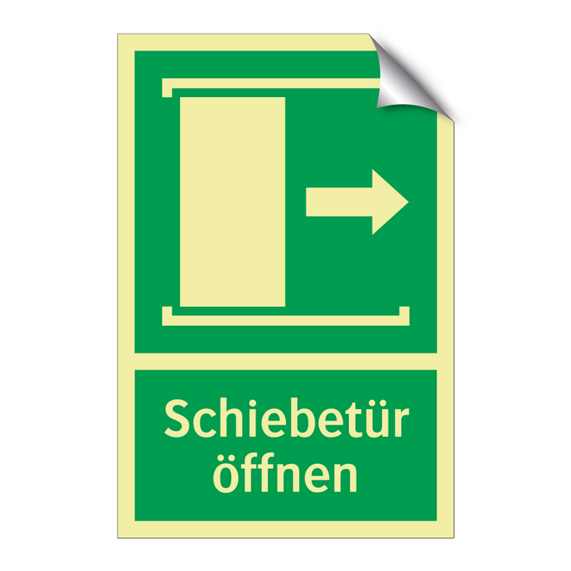 Schiebetür öffnen