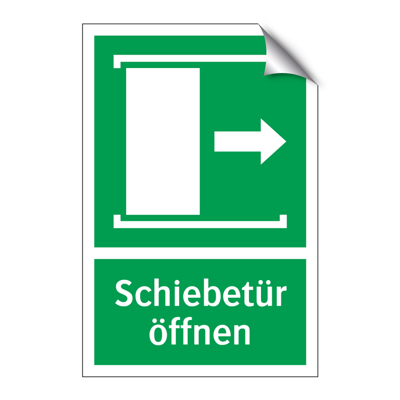 Schiebetür öffnen